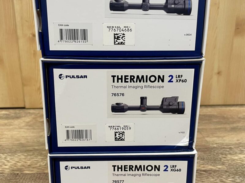 Pulsar THERMION 2 LRF XL60 , THERMION 2 LRF XL50 , THERMION 2 LRF XP50 PRO, Thermion 2 LRF XP60, Thermion 2 LRF XG60 , THERMION 2 LRF XG50,  Thermion 2 XP50 Pro, Pulsar Thermion Duo DXP50  , PULSAR TRAIL 2 LRF XP50